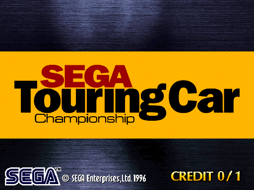 Sega Touring Car Championship Title Screen
